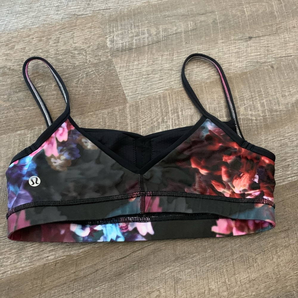 LuluLemon Floral Pirouette Sports Bra - Picture 8 of 16